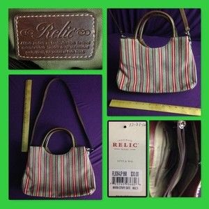 Striped Relic purse, excellent condition